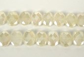 Chalcedony Faceted Flat Coin 12x14mm EACH-beads incl pearls-Beadthemup