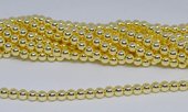 Hematite plated  Gold Colour 8mm Round beads per strand 52b-beads incl pearls-Beadthemup