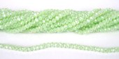 Chinese Crystal 4x3mm 140 beads Mint AB-chinese crystal-Beadthemup
