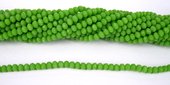 Chinese Crystal 4x3mm 140 beads Lime-chinese crystal-Beadthemup