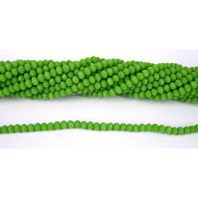 Chinese Crystal 4x3mm 140 beads Lime