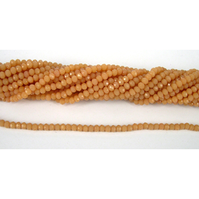 Chinese Crystal 4x3mm 140 beads Wheat