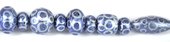 Glass Bead Mix Navy 22cm strand 17Beads-glass beads-Beadthemup