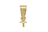 14k Gold Filled 3mm Pearl Cup + BAIL 2 pack-findings-Beadthemup