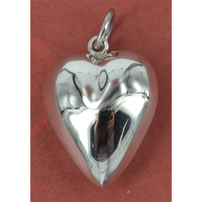 Sterling Silver 16x20mm Heart pendant