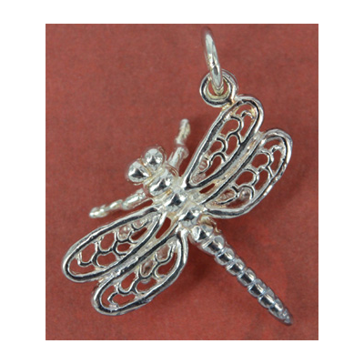 Sterling Silver 22mm Buterfly Pendant
