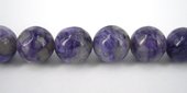 LAST STRAND Charoite Round Pol 12mm beads per strand 33Beads-beads incl pearls-Beadthemup