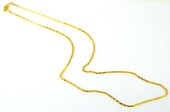 Base Metal 2.2mm Rectangle link chain 70cm-findings-Beadthemup