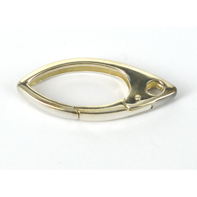 Sterling Silver Lobster Clasp 32x13mm 1p