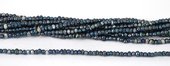 Fresh Water Pearl Dyed 1.75mm Dark Grey strand-beads incl pearls-Beadthemup