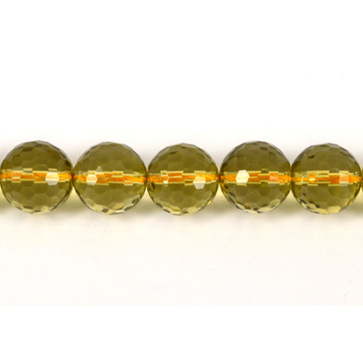 Citrine Faceted Round 12mm EACH