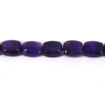 Amethyst Faceted Flat Rectangle 10x13mm EACH