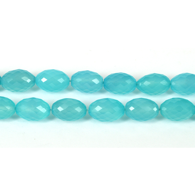Chalcedony Faceted Olive 10x15mm EACH