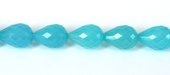 Chalcedony Faceted Teardrop 13x18mm PAIR-beads incl pearls-Beadthemup