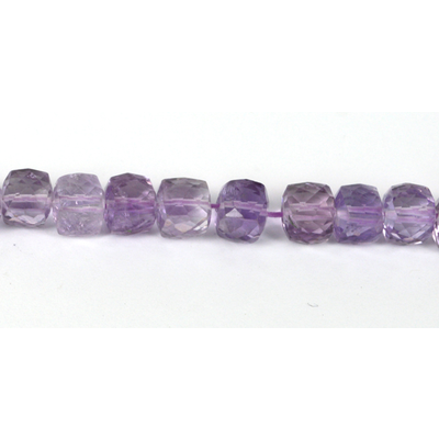 Amethyst Pink Faceted Cube approx 8mm EACH