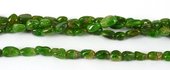 Garnet Grossularite AA+ Polished Nugget 11x6m-beads incl pearls-Beadthemup