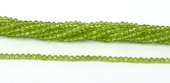 Peridot Faceted Round 3mm strand-beads incl pearls-Beadthemup