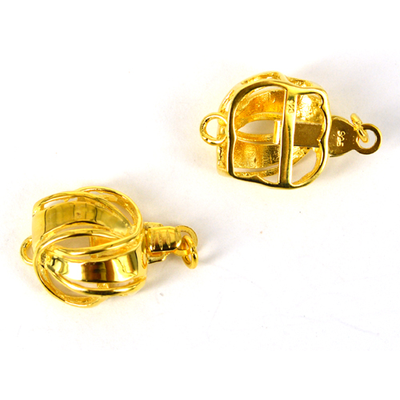 Vermeil Clasp 12x17mm box style