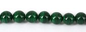 Malachite Natural Polished Round 10mm strand approx 37 beads-beads incl pearls-Beadthemup